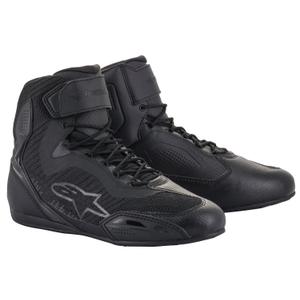 Stivali da moto Alpinestars Stella Faster-3 Rideknit da donna nero-grigio antracite
