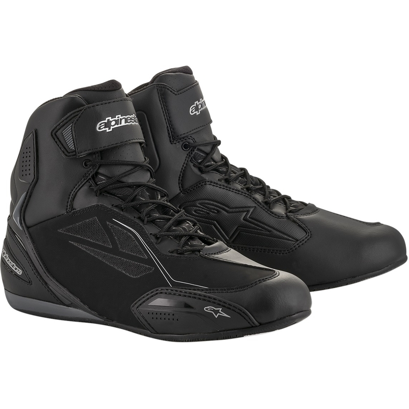 Stivali da moto Alpinestars Stella Faster 3 Drystar da donna nero-argento