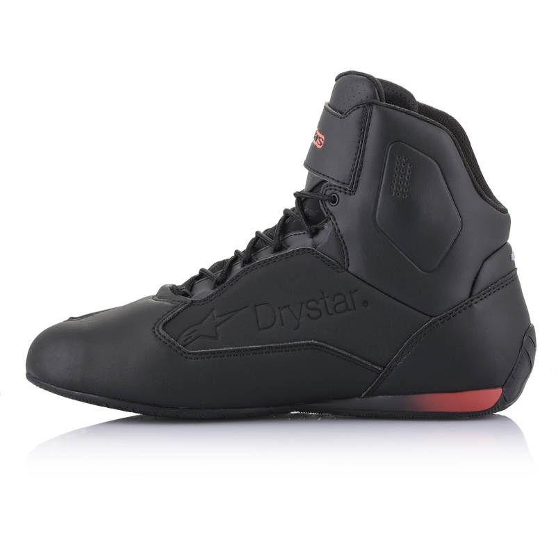 Stivali da moto Alpinestars Faster 3 Drystar nero-rosso fluo