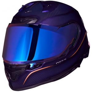 Casco integrale da moto Nexx X.R3R Hagibis Carbon viola