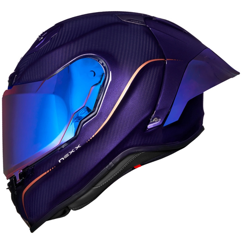 Casco integrale da moto Nexx X.R3R Hagibis Carbon viola