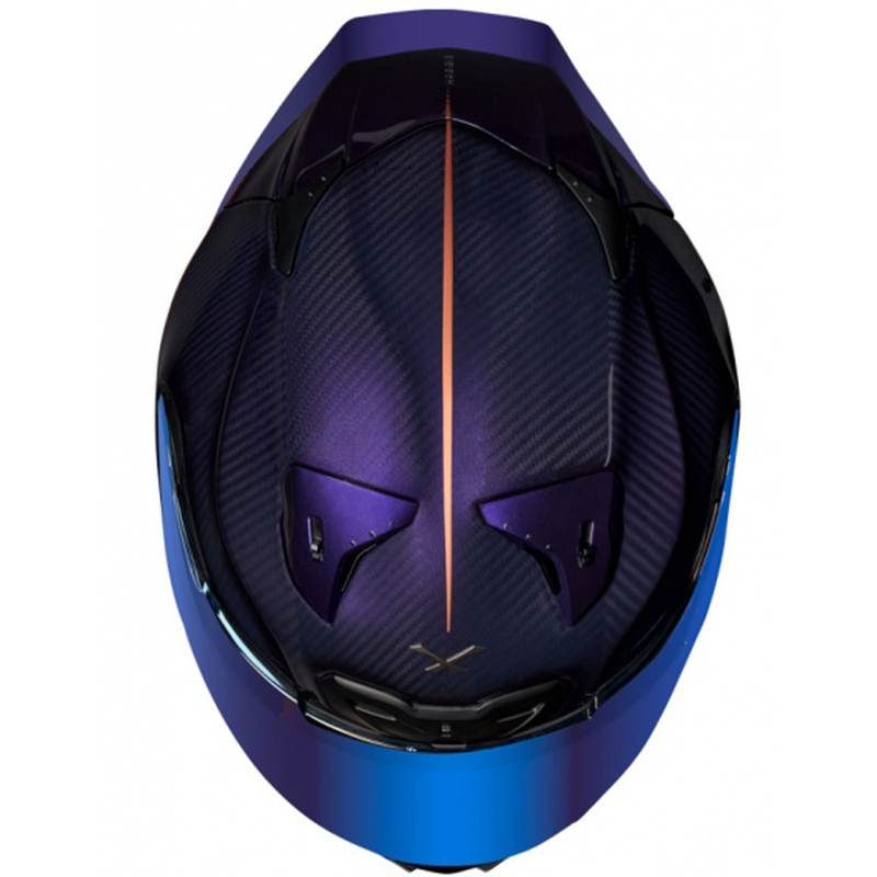 Casco integrale da moto Nexx X.R3R Hagibis Carbon viola