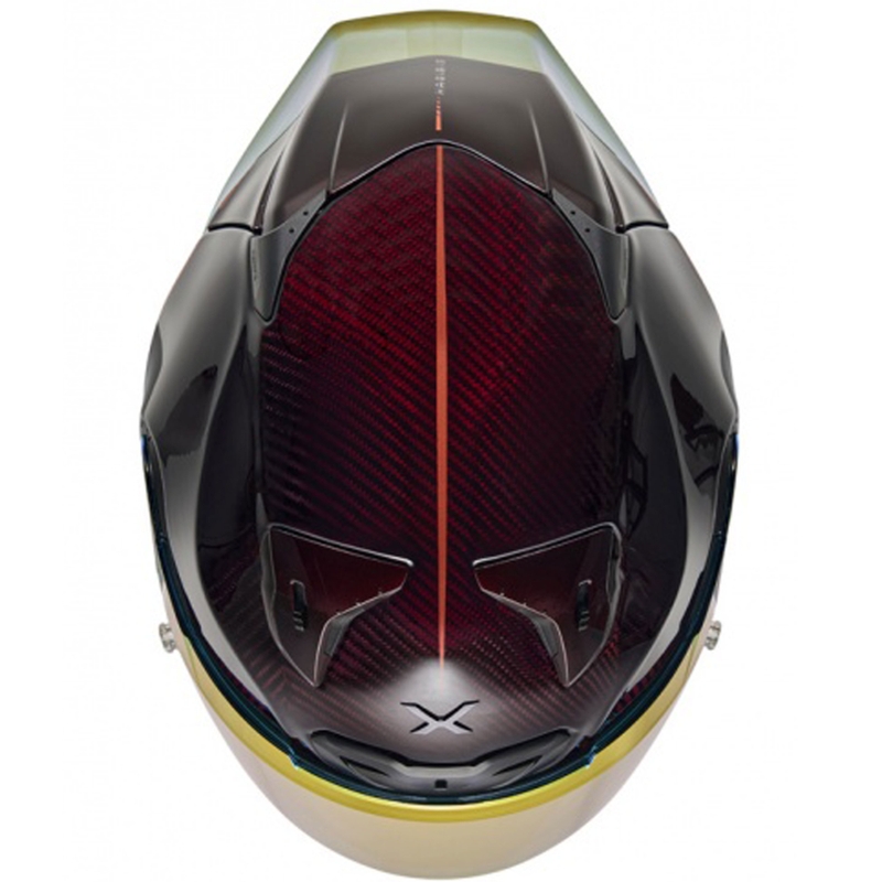 Casco integrale da moto Nexx X.R3R Hagibis Carbon rosso
