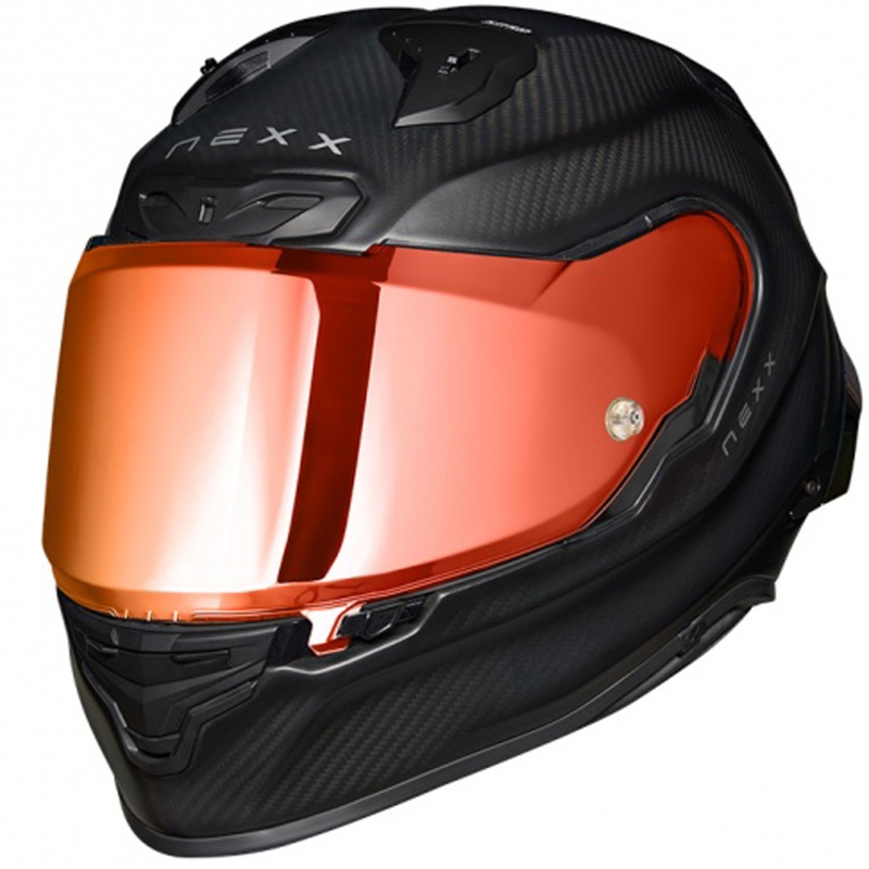 Casco integrale da moto Nexx X.R3R Zero PRO 2 Carbon rosso opaco