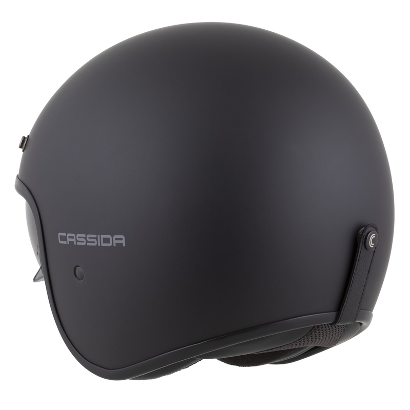 Casco da moto aperto Cassida Oxygen 2.0 Solid Nero opaco-Grigio scuro