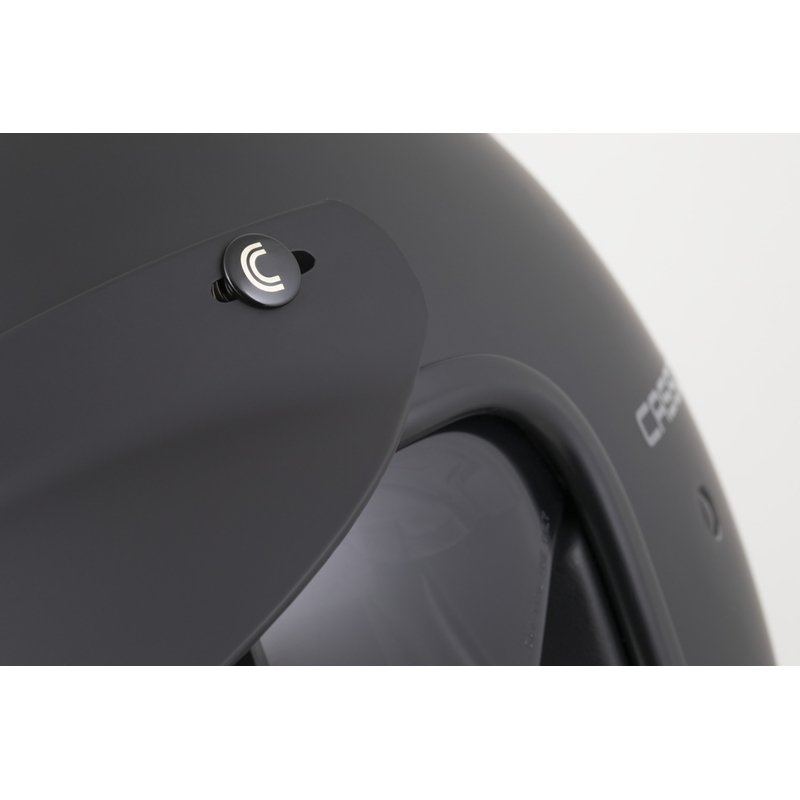 Casco da moto aperto Cassida Oxygen 2.0 Solid Nero opaco-Grigio scuro
