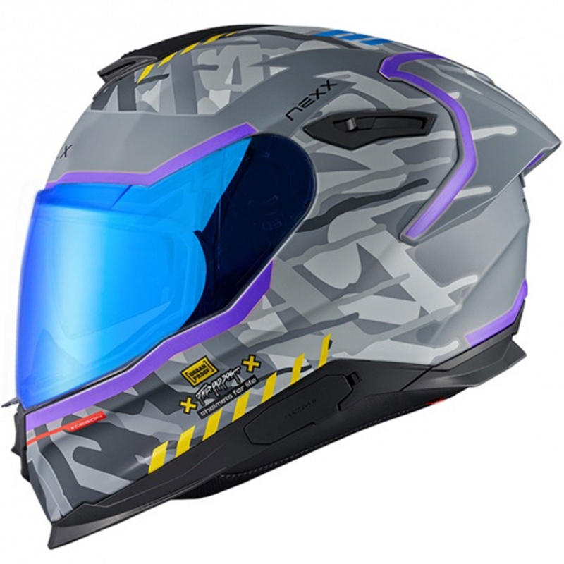 Casco moto integrale Nexx Y.100R Urbangram grigio Saldi