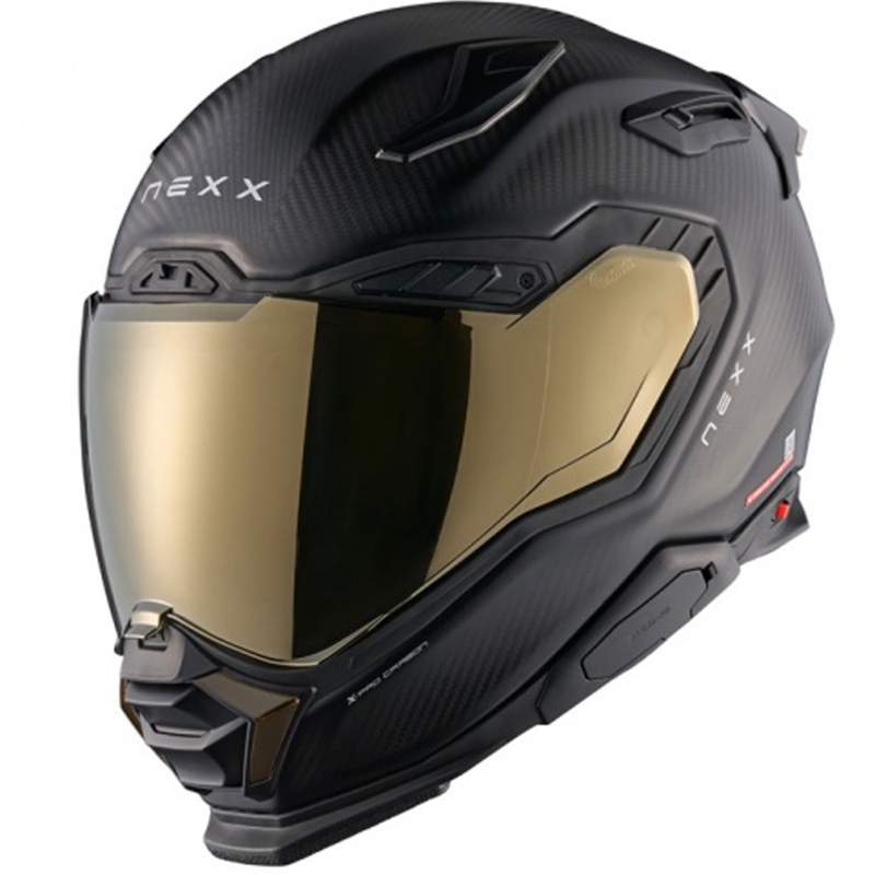 Casco integrale da moto Nexx X.WST3 Zero PRO Carbon Oro opaco