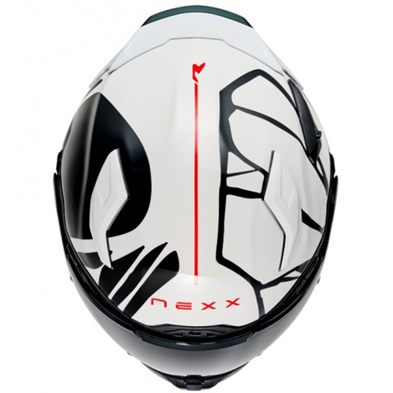 Casco integrale da moto Nexx X.WST3 B-Side bianco-nero
