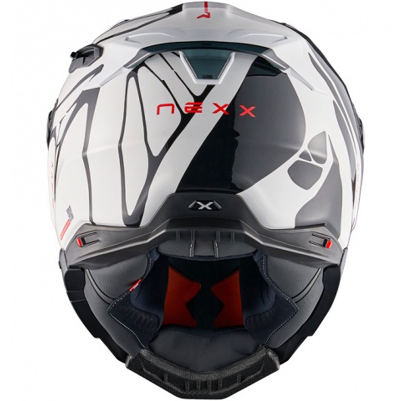 Casco integrale da moto Nexx X.WST3 B-Side bianco-nero