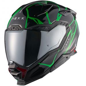 Casco integrale da moto Nexx X.WST3 B-Side nero-verde