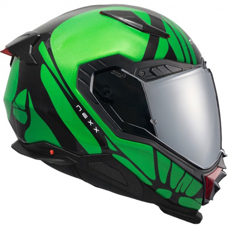 Casco integrale da moto Nexx X.WST3 B-Side nero-verde