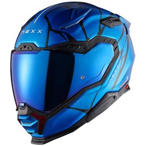 Casco integrale da moto Nexx X.WST3 B-Side blu-nero