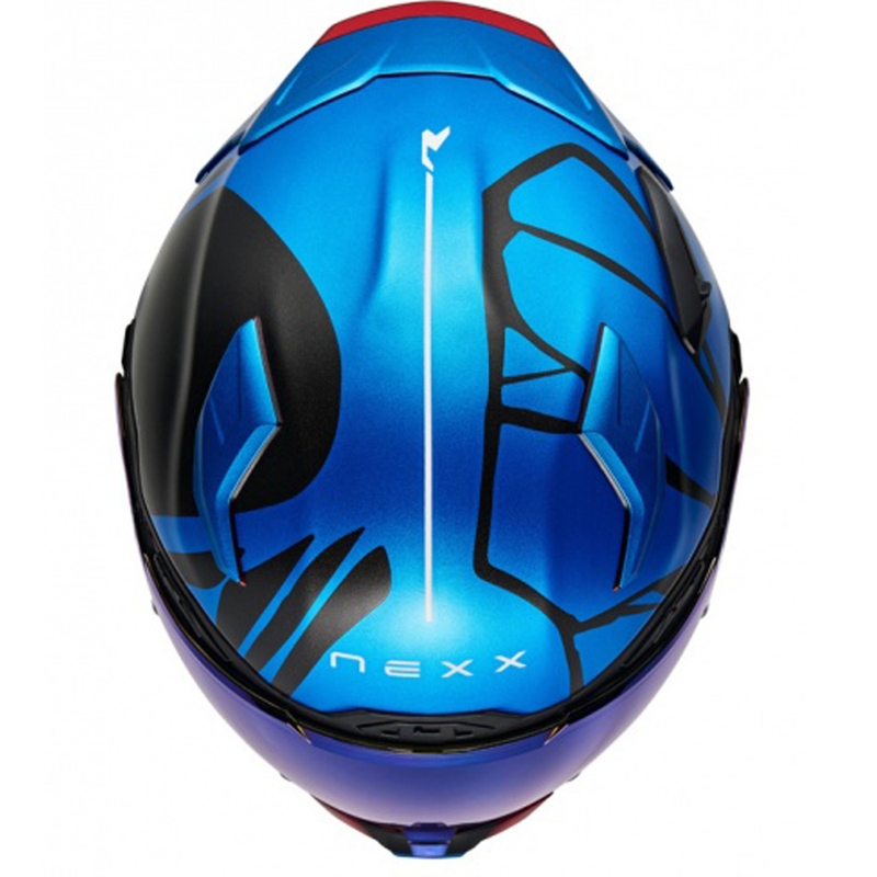 Casco integrale da moto Nexx X.WST3 B-Side blu-nero