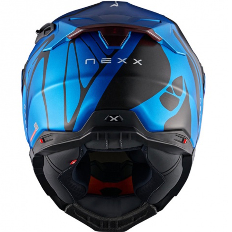 Casco integrale da moto Nexx X.WST3 B-Side blu-nero