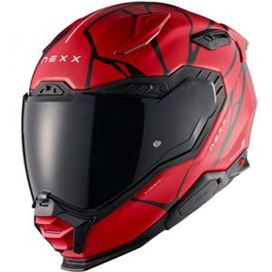 Casco integrale da moto Nexx X.WST3 B-Side rosso-nero