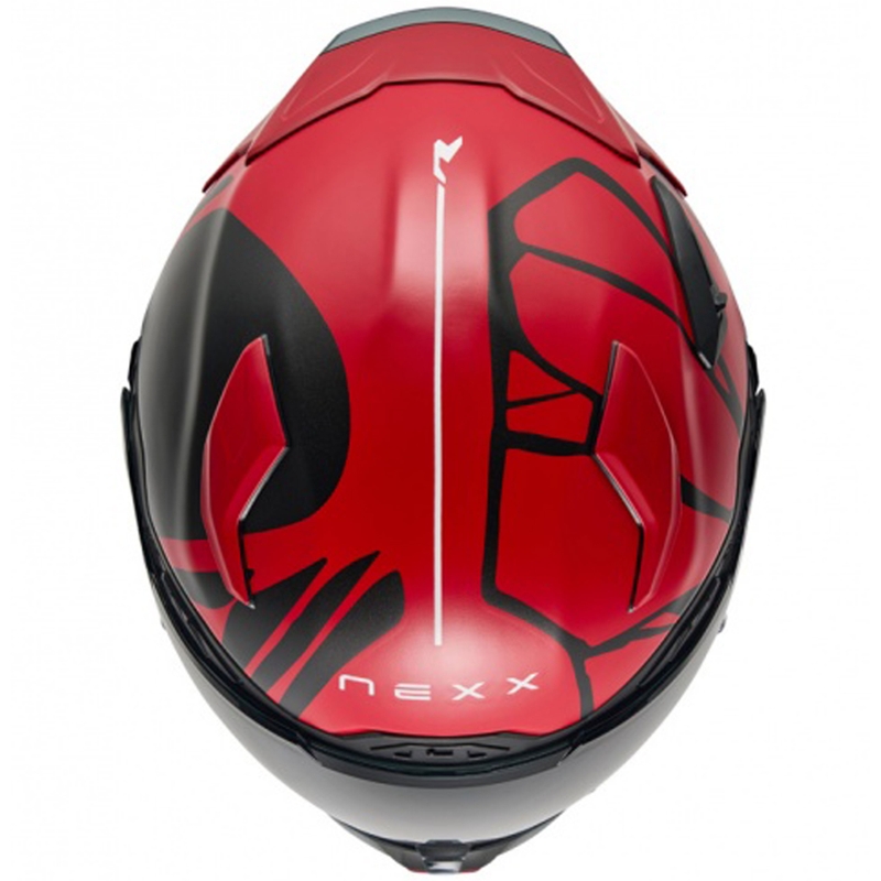 Casco integrale da moto Nexx X.WST3 B-Side rosso-nero