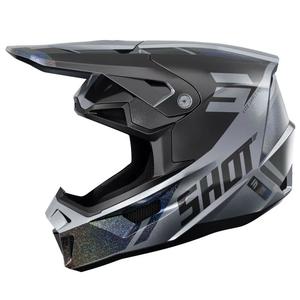Casco motocross Shot Lite Ultra olografico opaco