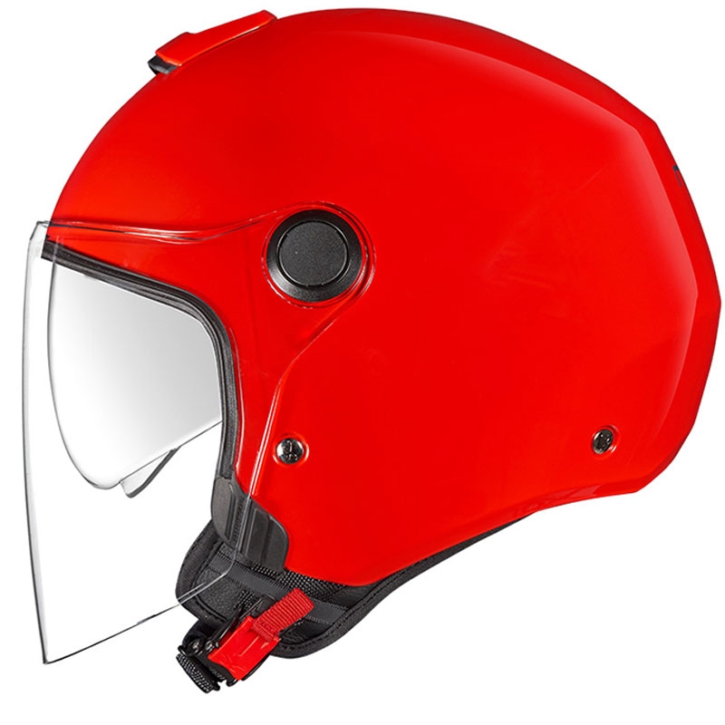 Casco da moto NEXX Y.10 Plain Open Face Rosso