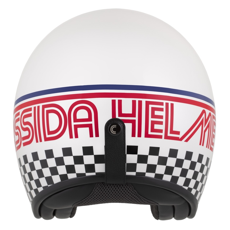 Casco da moto open face Cassida Oxygen 2.0 Rondo bianco perla-rosso-blu-nero