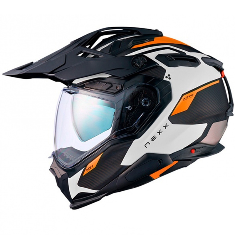Casco enduro Nexx X.WED3 Keyo bianco-arancio Saldi