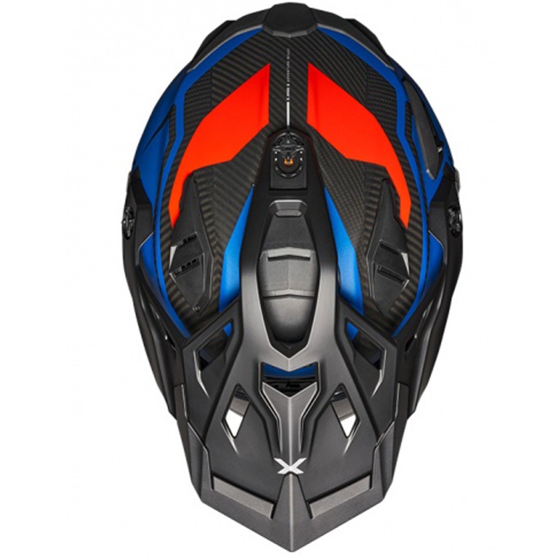Casco da enduro Nexx X.WED3 Keyo blu-rosso Saldi