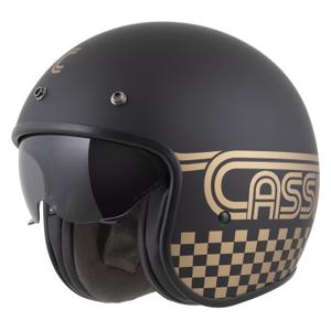 Casco da moto aperto Cassida Oxygen 2.0 Rondo nero opaco-oro