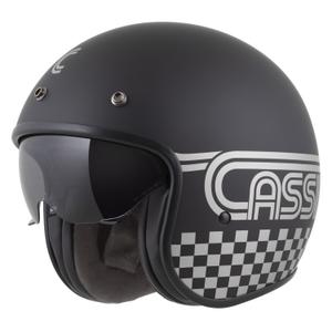 Casco da moto aperto Cassida Oxygen 2.0 Rondo nero opaco-argento