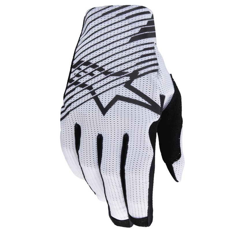 Guanti da motocross Alpinestars Radar Pro bianchi