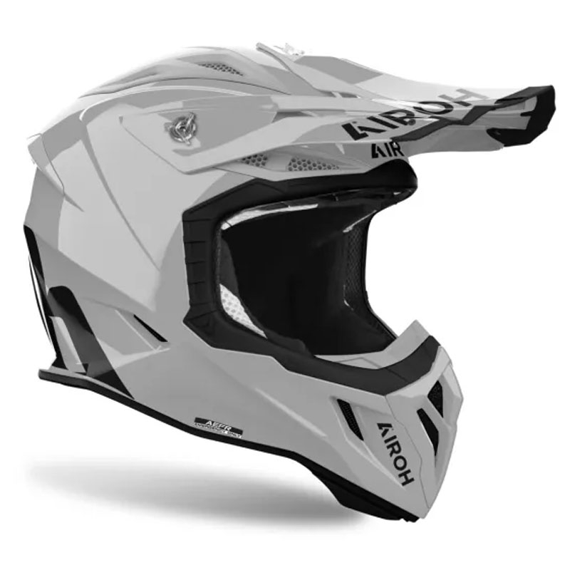 Casco da motocross Airoh Aviator Ace 2 Color grigio cemento