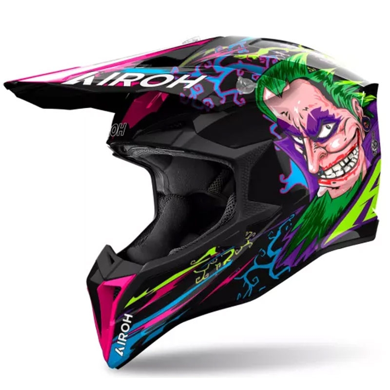 Casco da motocross Airoh Wraaap Music multicolore