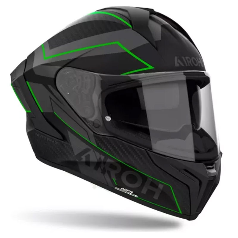 Casco integrale da moto Airoh MATRYX Sentinel verde opaco