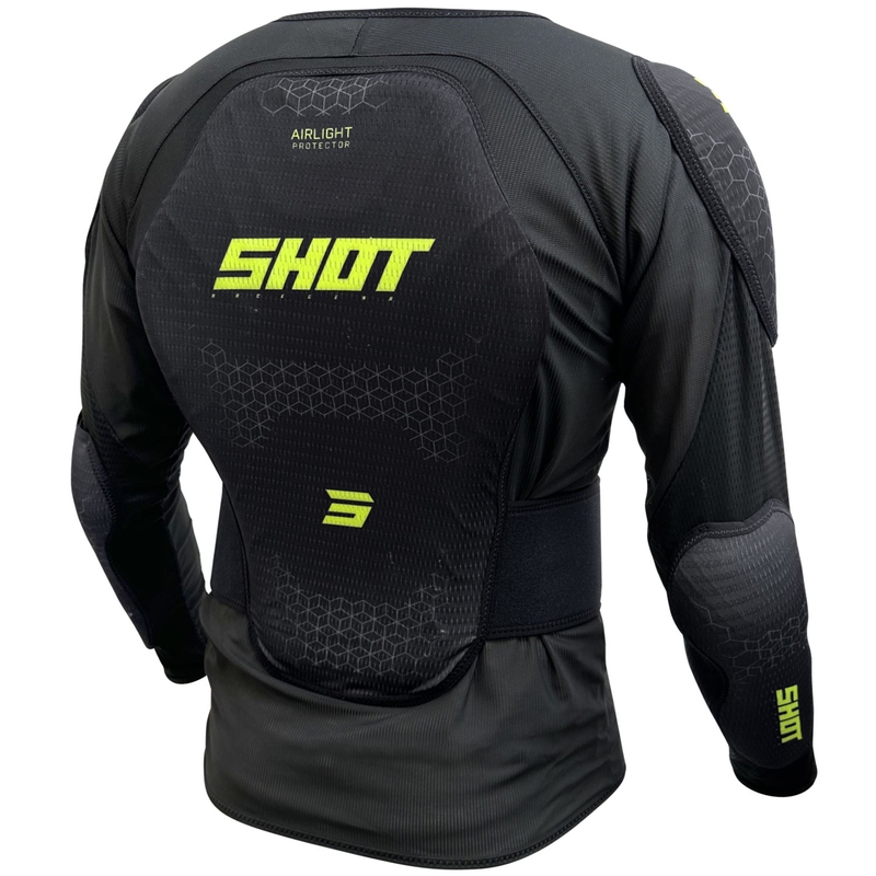 Protezione corpo Shot Airlight nero-giallo fluo