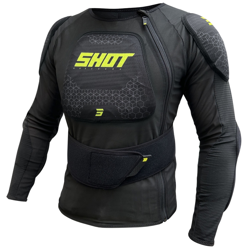 Protezione corpo Shot Airlight nero-giallo fluo