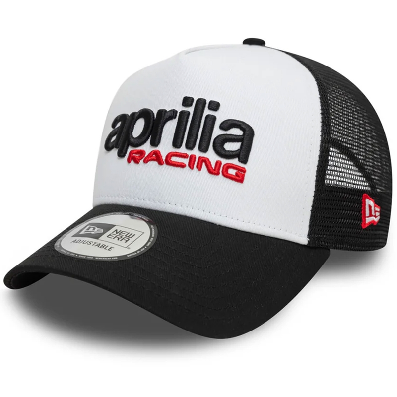 Cappellino Aprilia Trucker bianco-nero