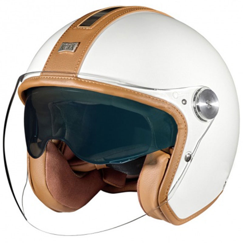 Casco aperto Nexx X.G30 Groovy SV bianco-marrone Saldi