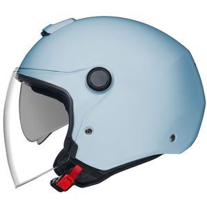 Casco moto aperto NEXX Y.10 Plain blu pastello