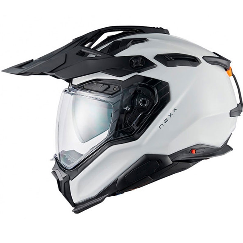 Casco enduro Nexx X.WED3 Plain bianco perla