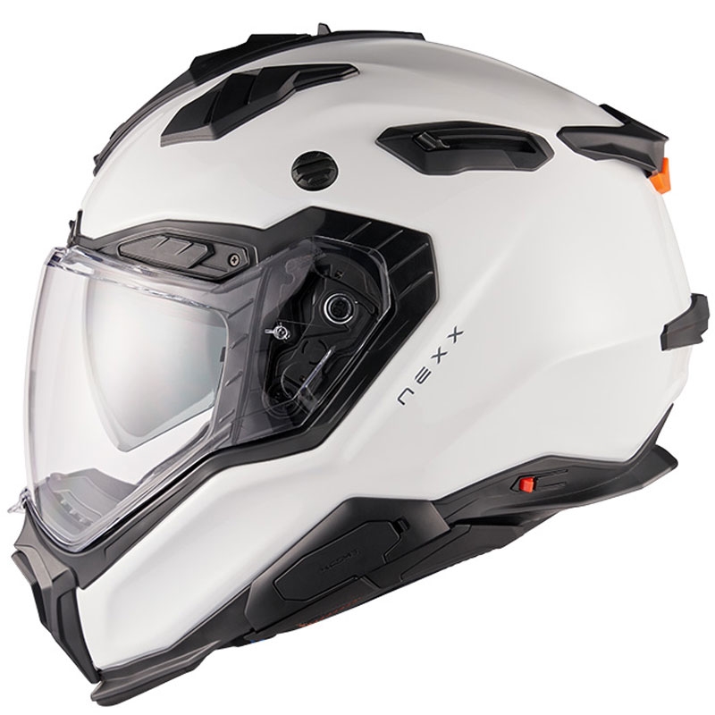 Casco enduro Nexx X.WED3 Plain bianco perla