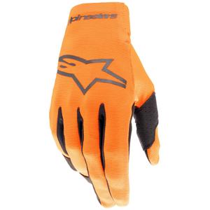 Guanti da motocross Alpinestars Radar Kids Arancione-Nero