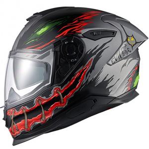 Casco moto integrale Nexx Y.100R Night Rider grigio scuro