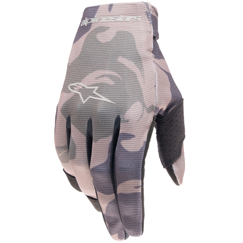 Guanti da motocross Alpinestars Radar Kids Verde mimetico-marrone