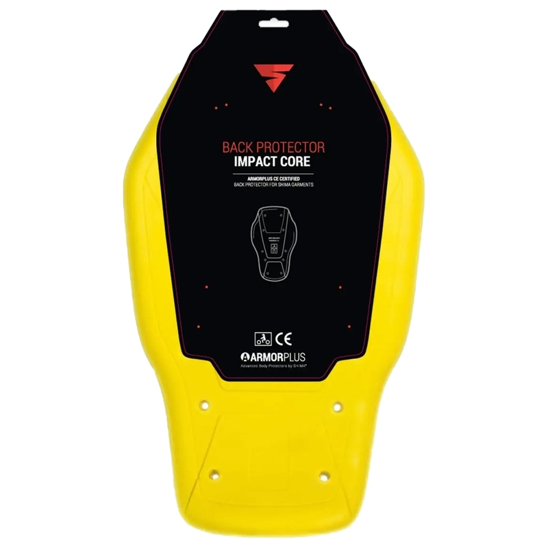 Protezione per la colonna vertebrale Shima Impact Core BM gialla