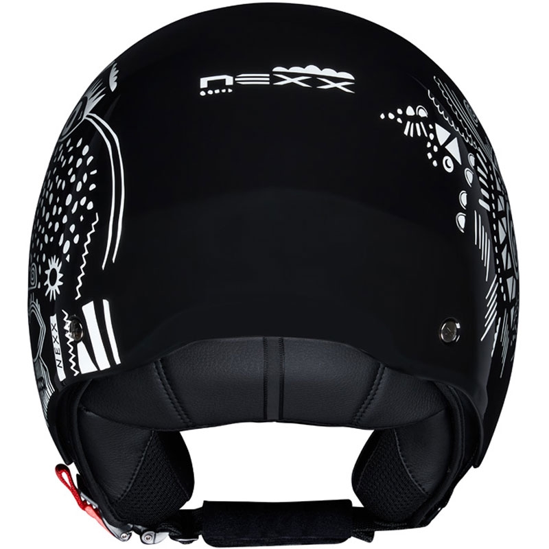 Casco moto aperto NEXX Y.10 Artville bianco e nero Saldi