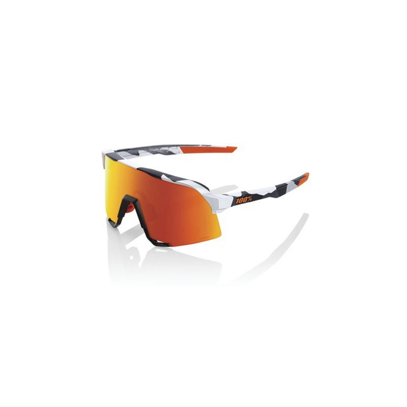 Occhiali da sole 100% USA S3 Hiper camo con lenti rosse