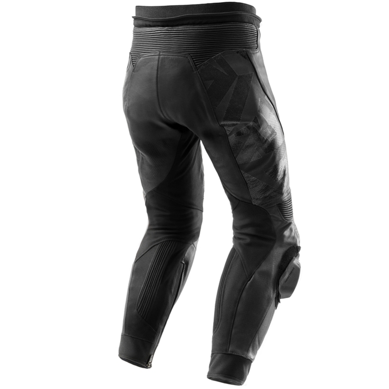 Pantaloni da moto in pelle Rebelhorn Inferno neri