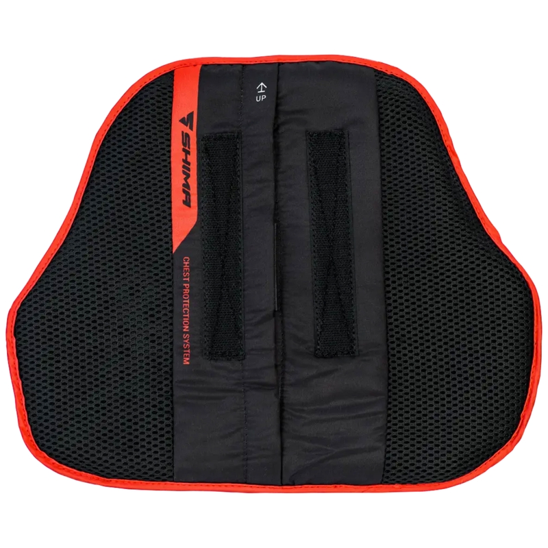 Protezione toracica Shima nero-rosso