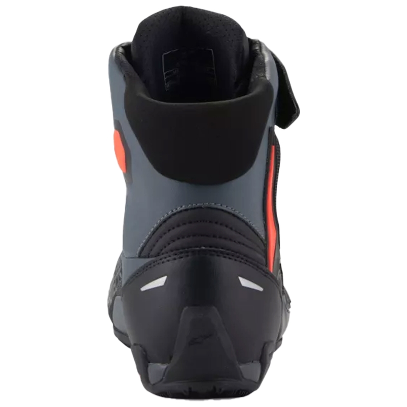 Stivali da moto Alpinestars Faster-4 nero-grigio-rosso fluo