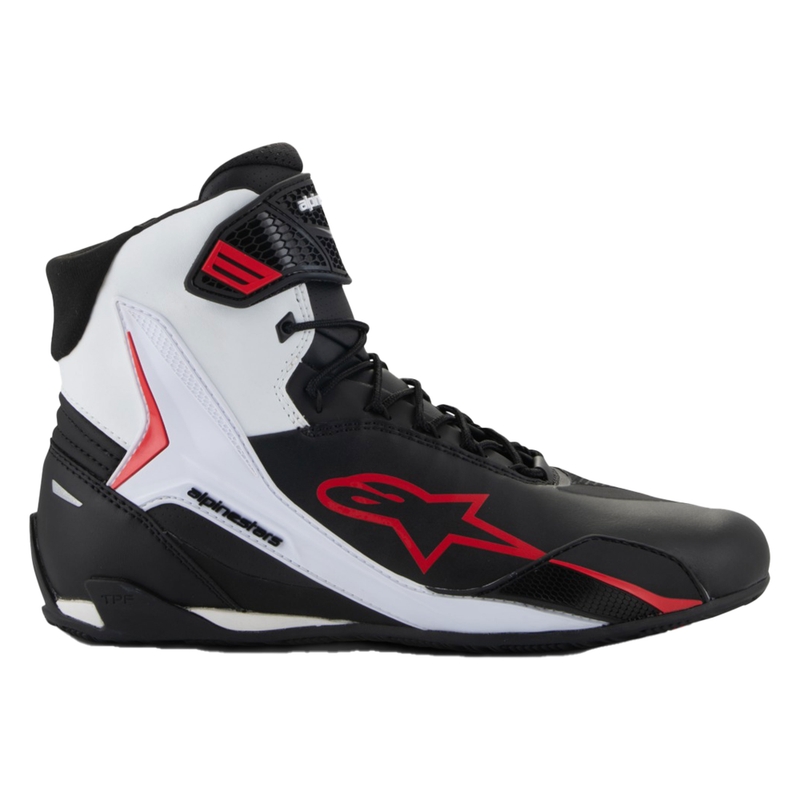 Stivali da moto Alpinestars Faster-4 nero-bianco-rosso
