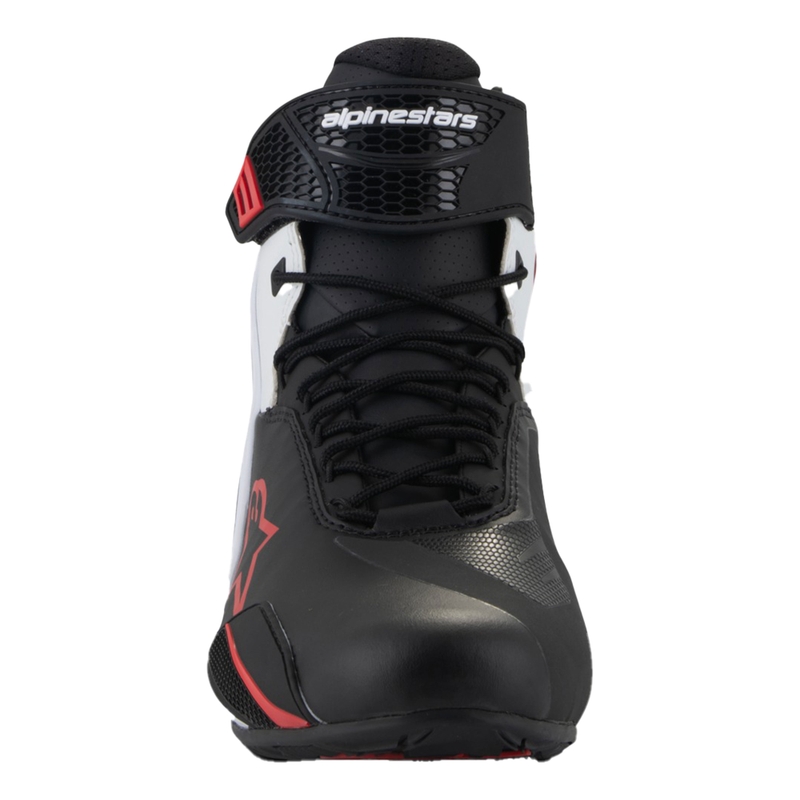Stivali da moto Alpinestars Faster-4 nero-bianco-rosso